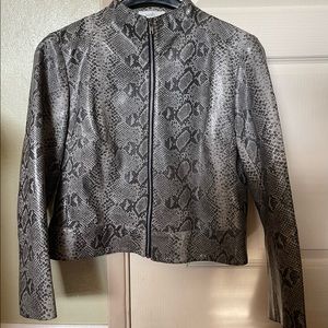 Wallis petite snake scale print jacket
